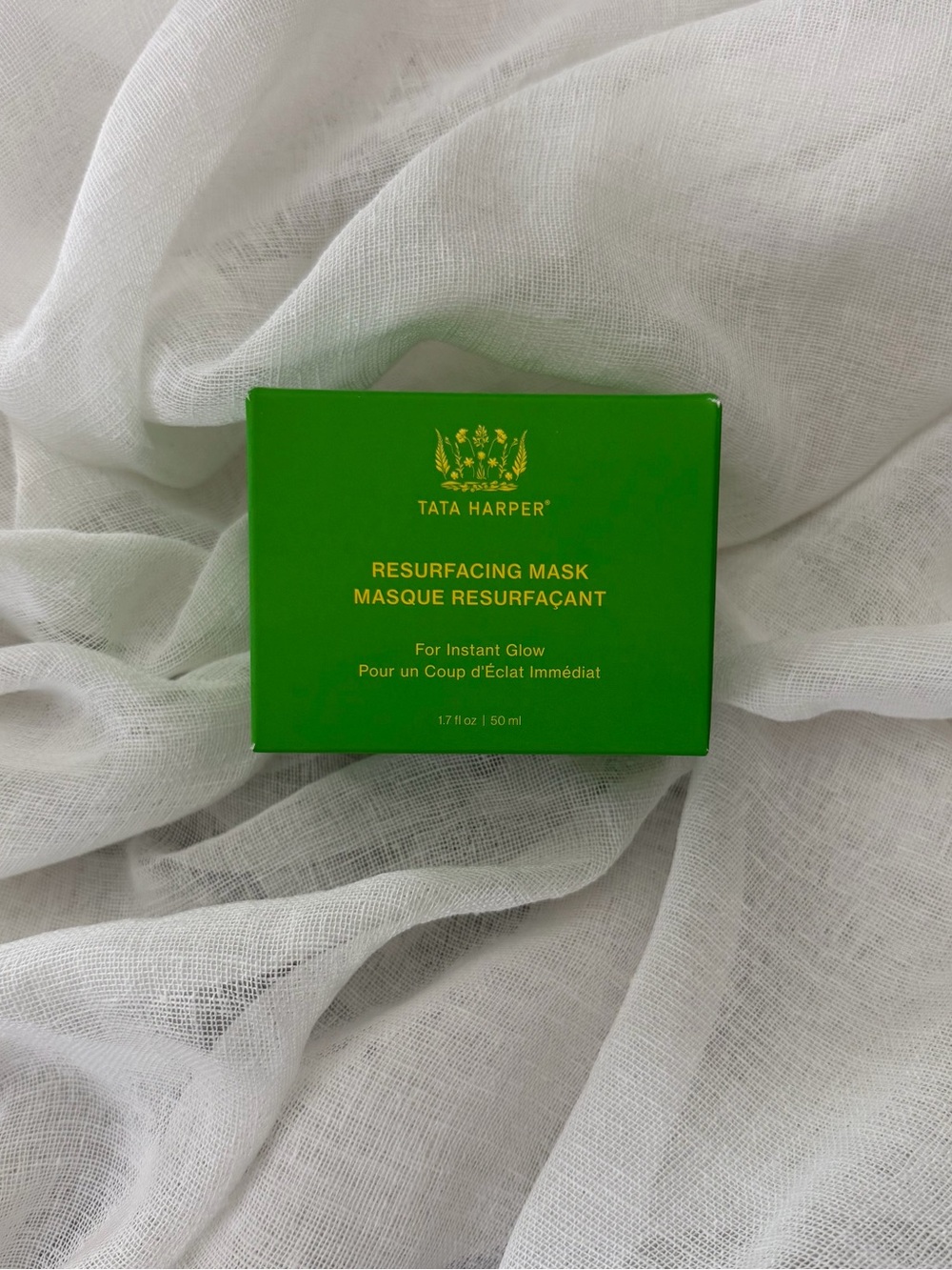 Tata Harper Green Resurfacing Mask Box